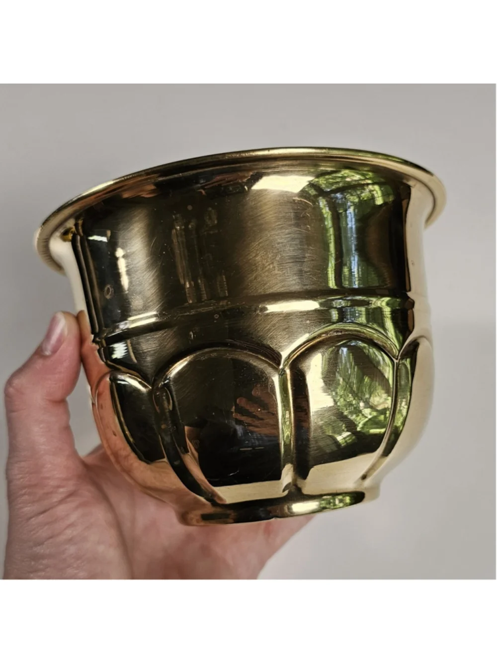 Vintage GATCO Solid Brass Planter 4